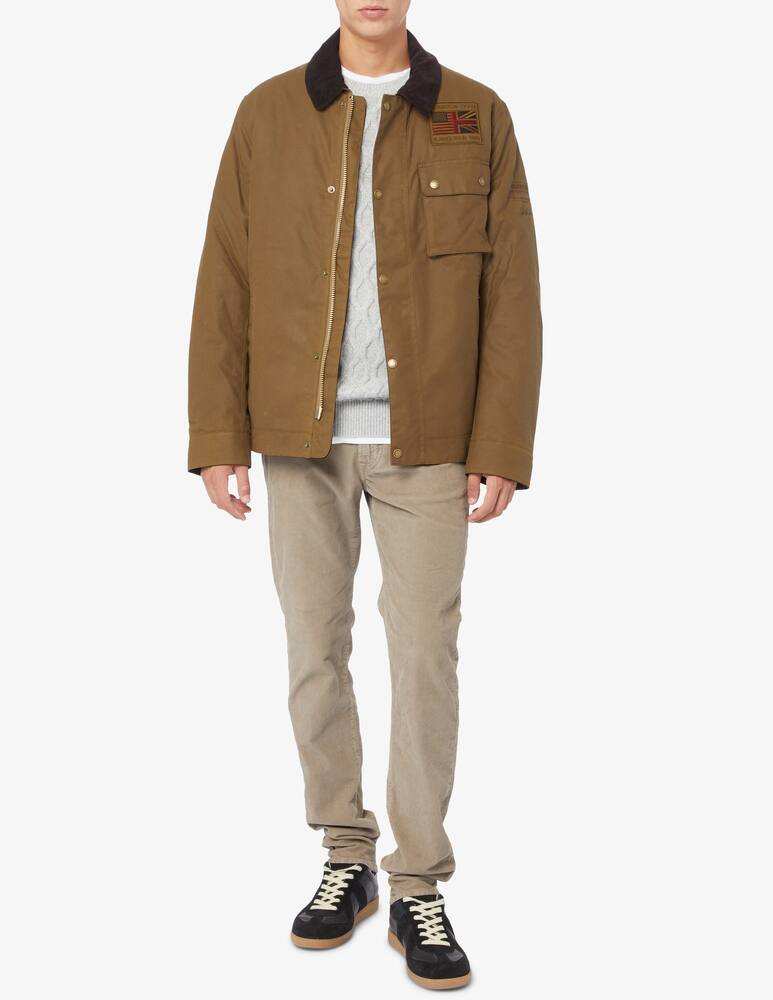 rinascente Barbour International Workers wax patch jacket