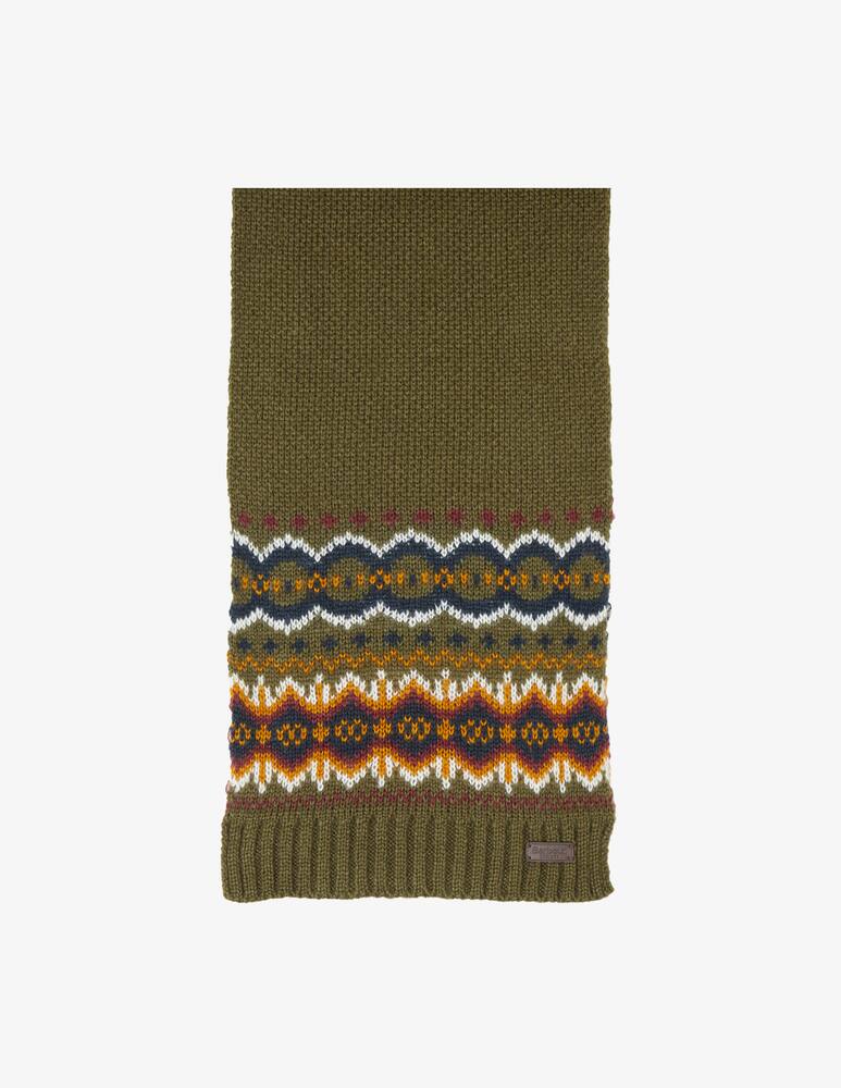 rinascente Barbour Pom pom greca scarf and beanie gift box