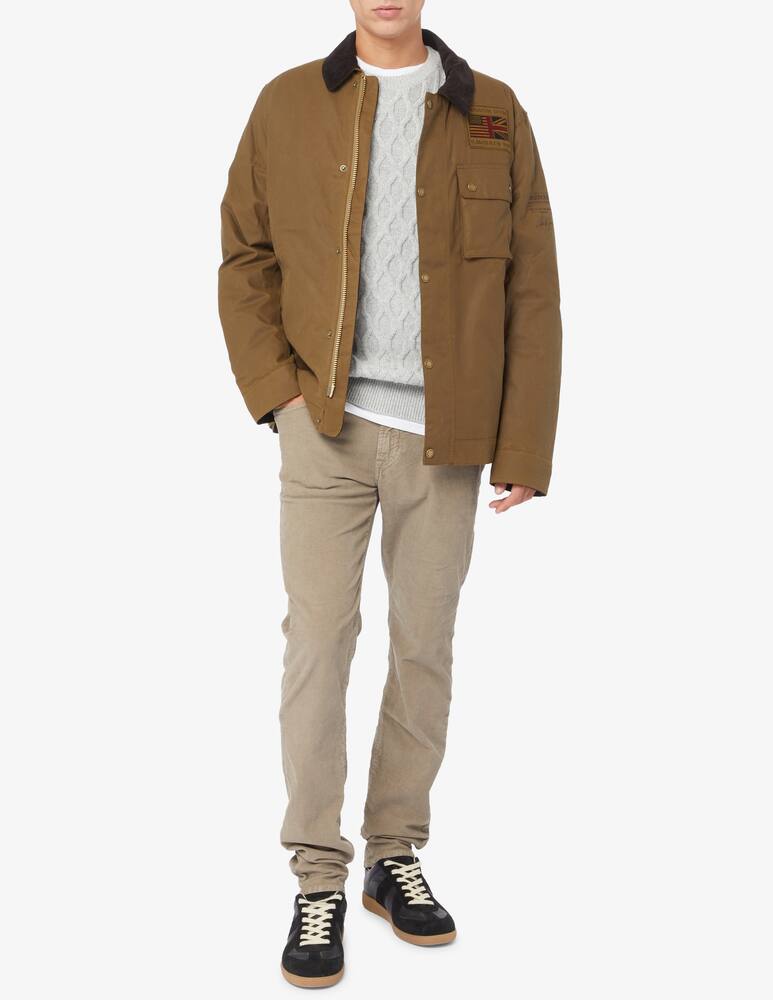 rinascente Barbour Blend braided crewneck jumper