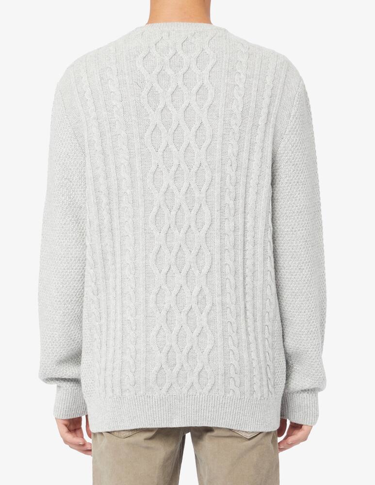 rinascente Barbour Blend braided crewneck jumper