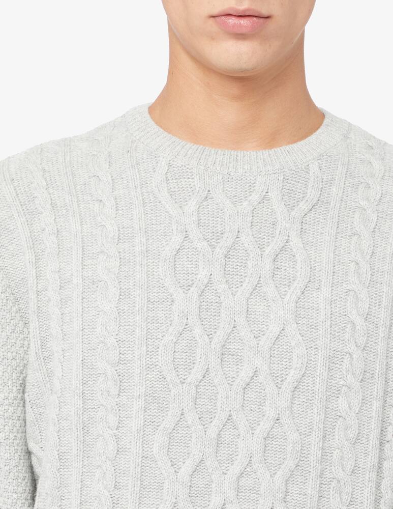 rinascente Barbour Blend braided crewneck jumper