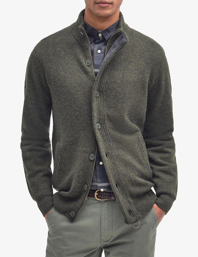 rinascente Barbour Cardigan with Elbow Patches