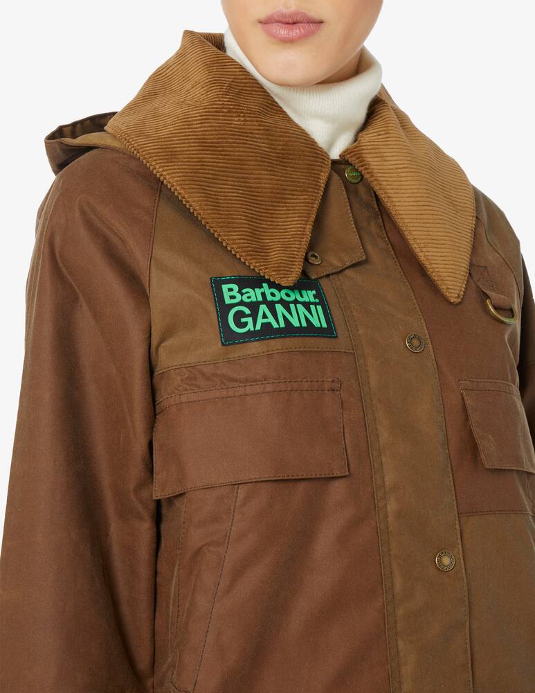 rinascente Barbour Block spey x Ganni