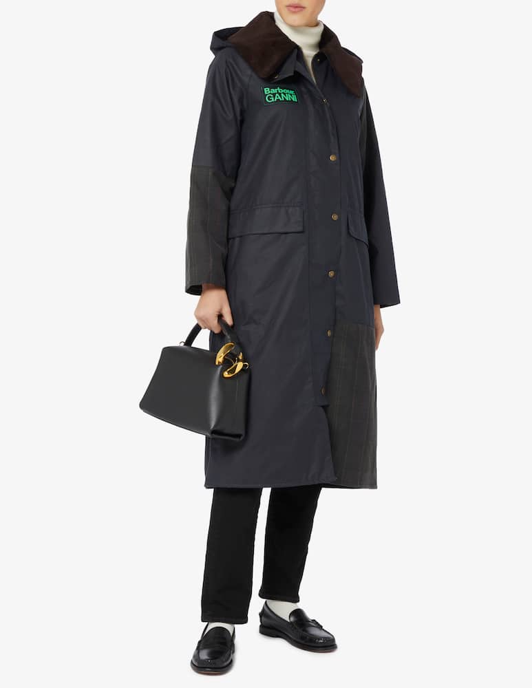 rinascente Barbour Burghley jacket x Ganni