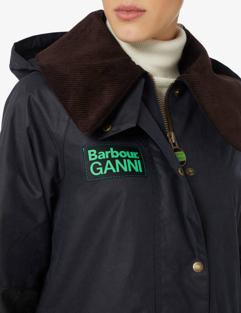 rinascente Barbour Burghley jacket x Ganni