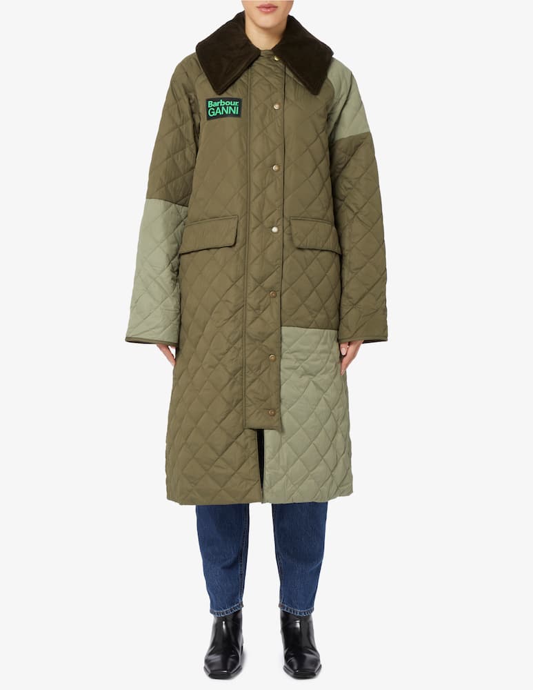Barbour Giacca trapuntata burghley x Ganni - immagine 1 Barbour Giacca trapuntata burghley x Ganni - immagine 1