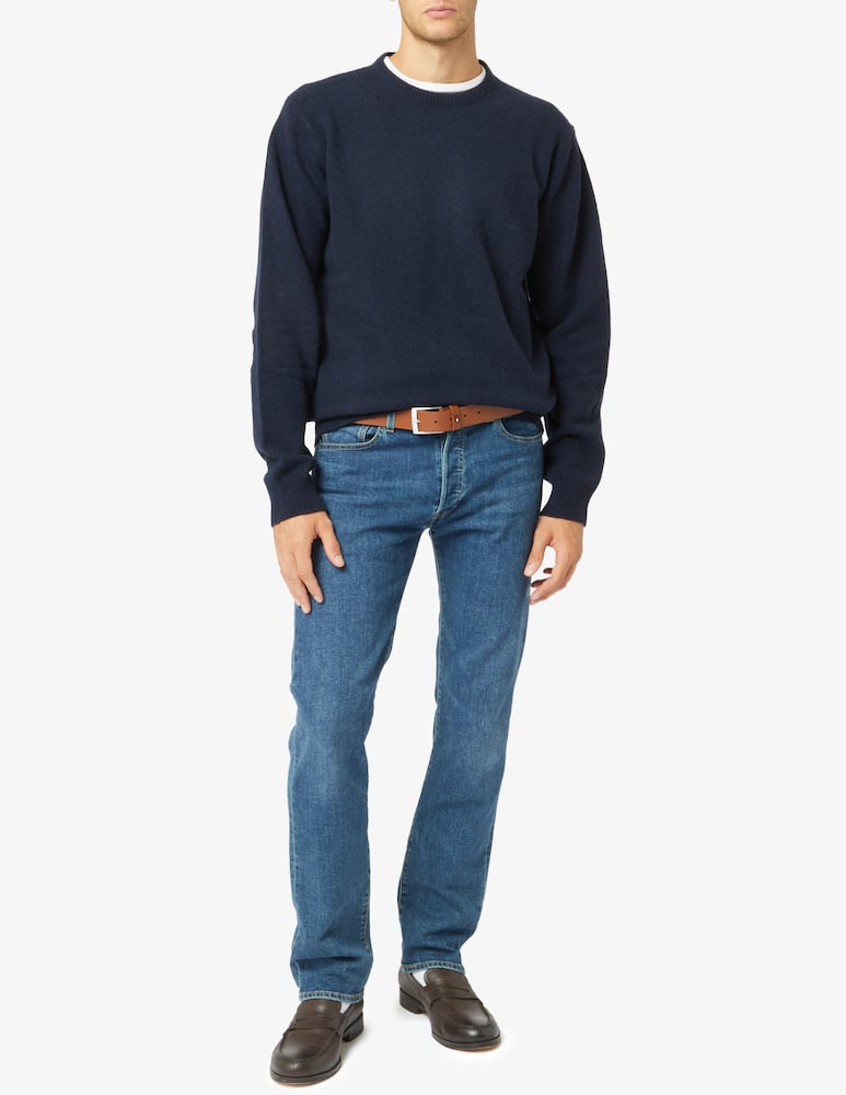 rinascente Barbour Lambswool elbow patch jumper