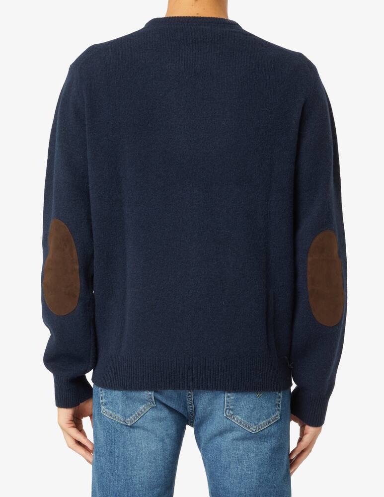 rinascente Barbour Lambswool elbow patch jumper