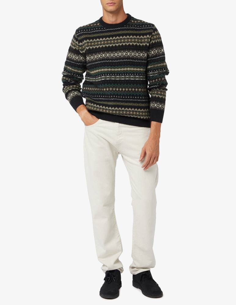 rinascente Barbour Fair isle crewneck jumper