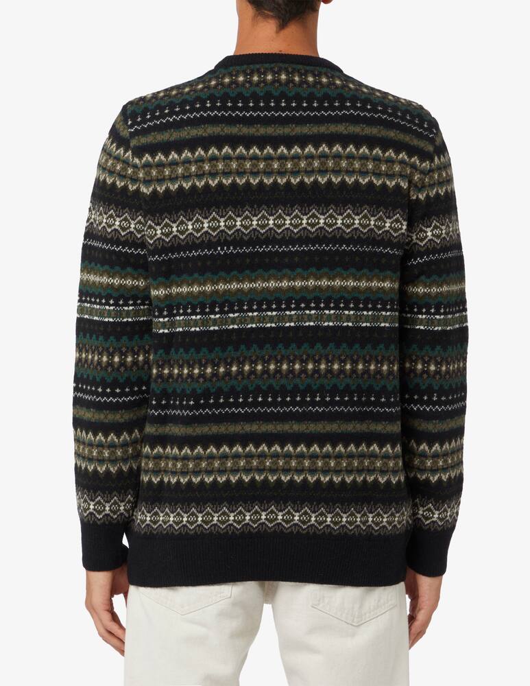 rinascente Barbour Fair isle crewneck jumper