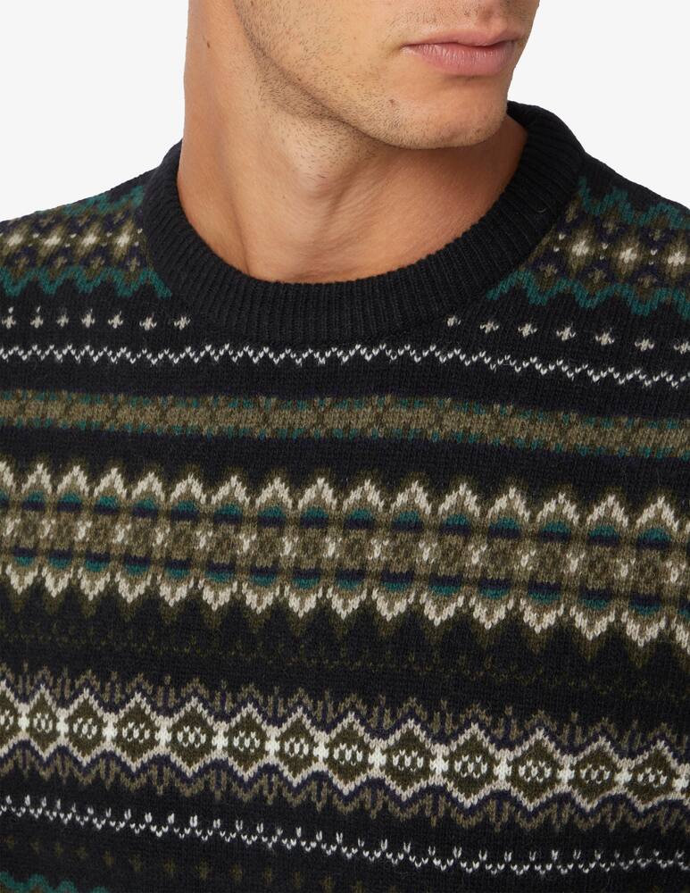 rinascente Barbour Fair isle crewneck jumper