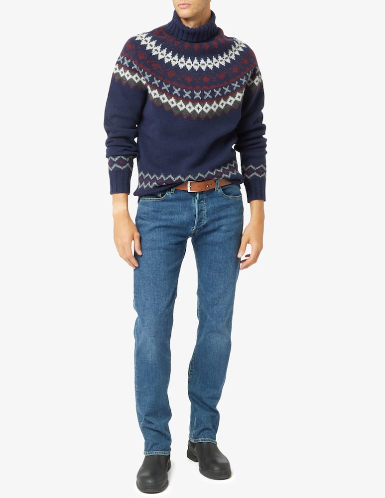 rinascente Barbour Maglia dolcevita fair isle