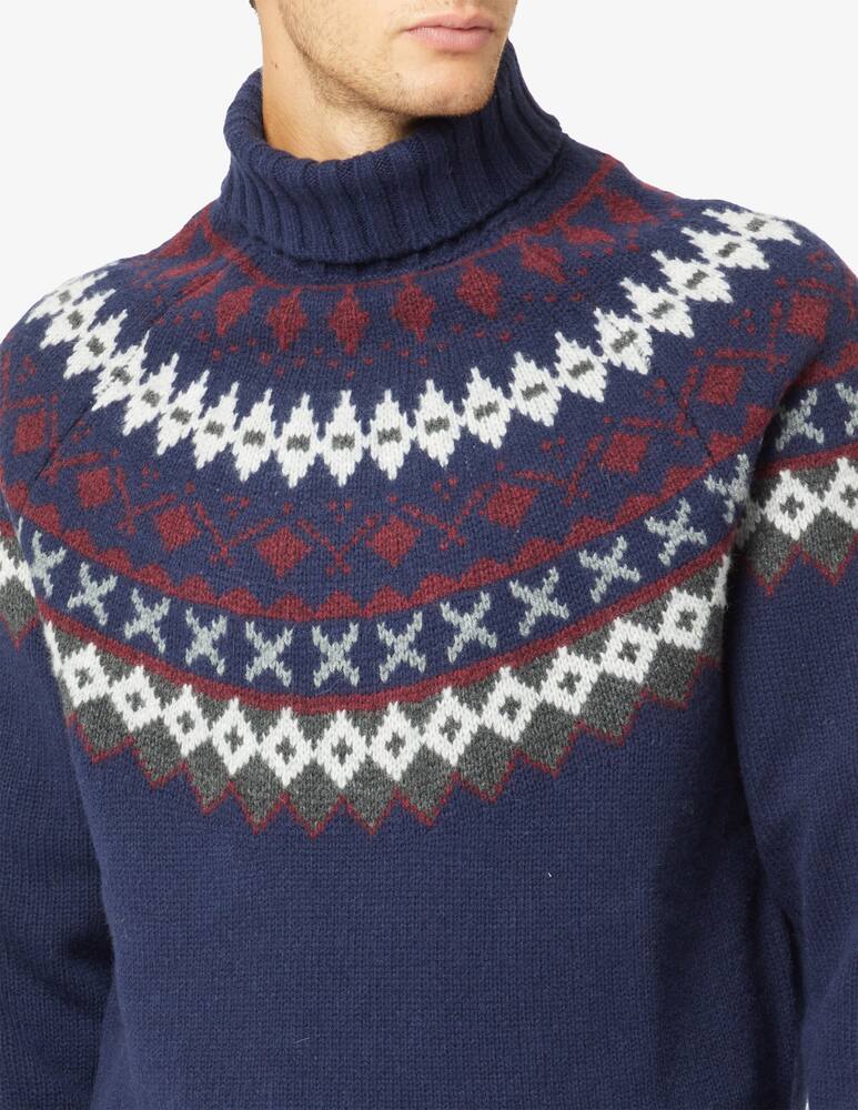 rinascente Barbour Maglia dolcevita fair isle