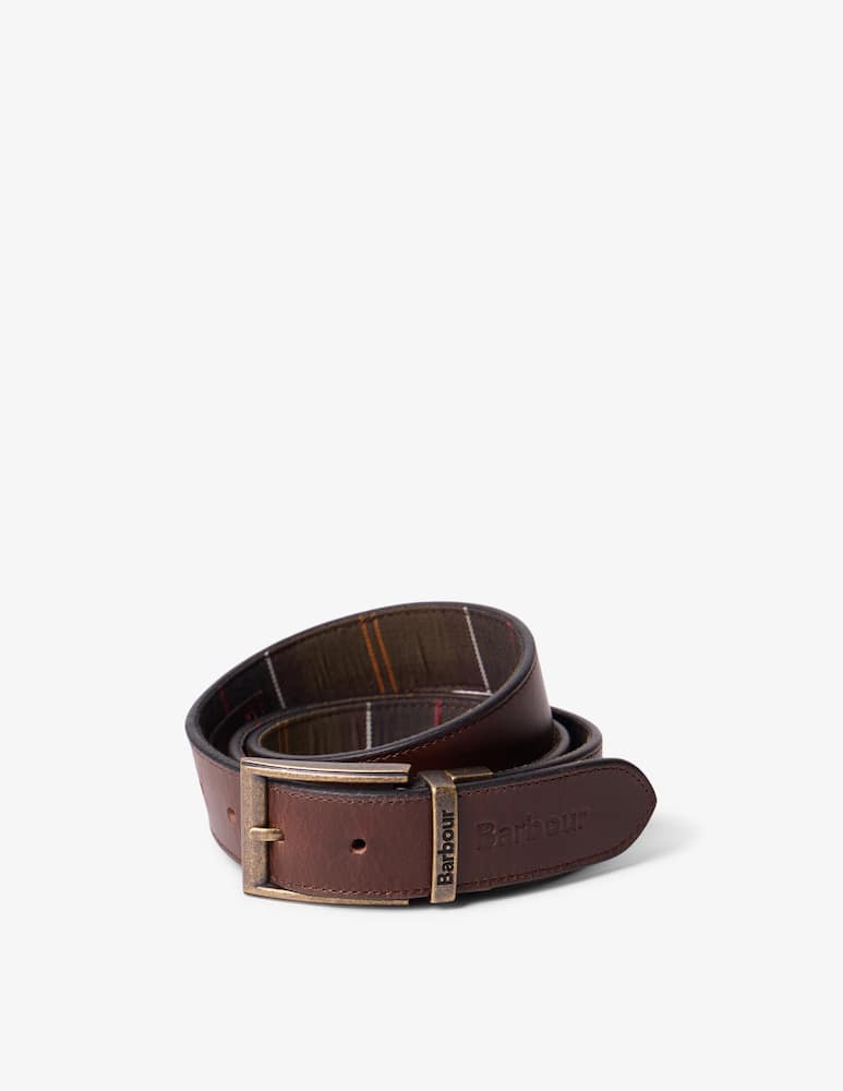 Barbour Reversible tartan leather belt - picture 1 Barbour Reversible tartan leather belt - picture 1