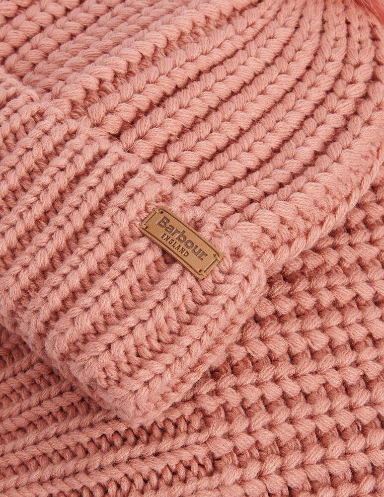 rinascente Barbour Gift box scarf beanie pon pon