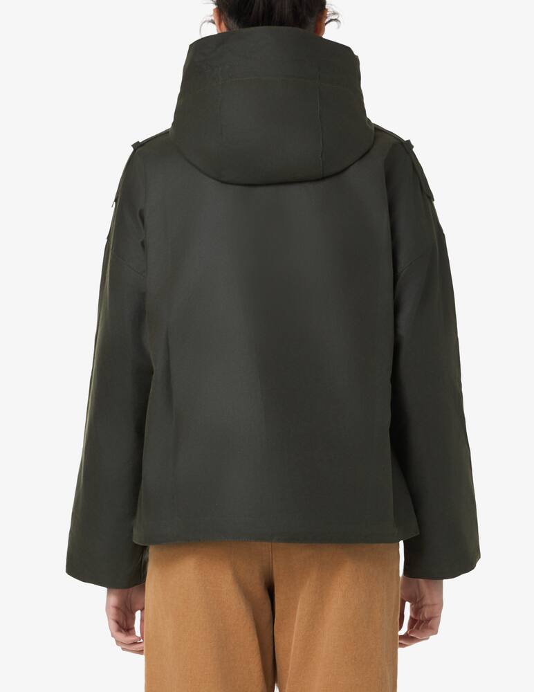 rinascente Barbour Inez wax jacket short