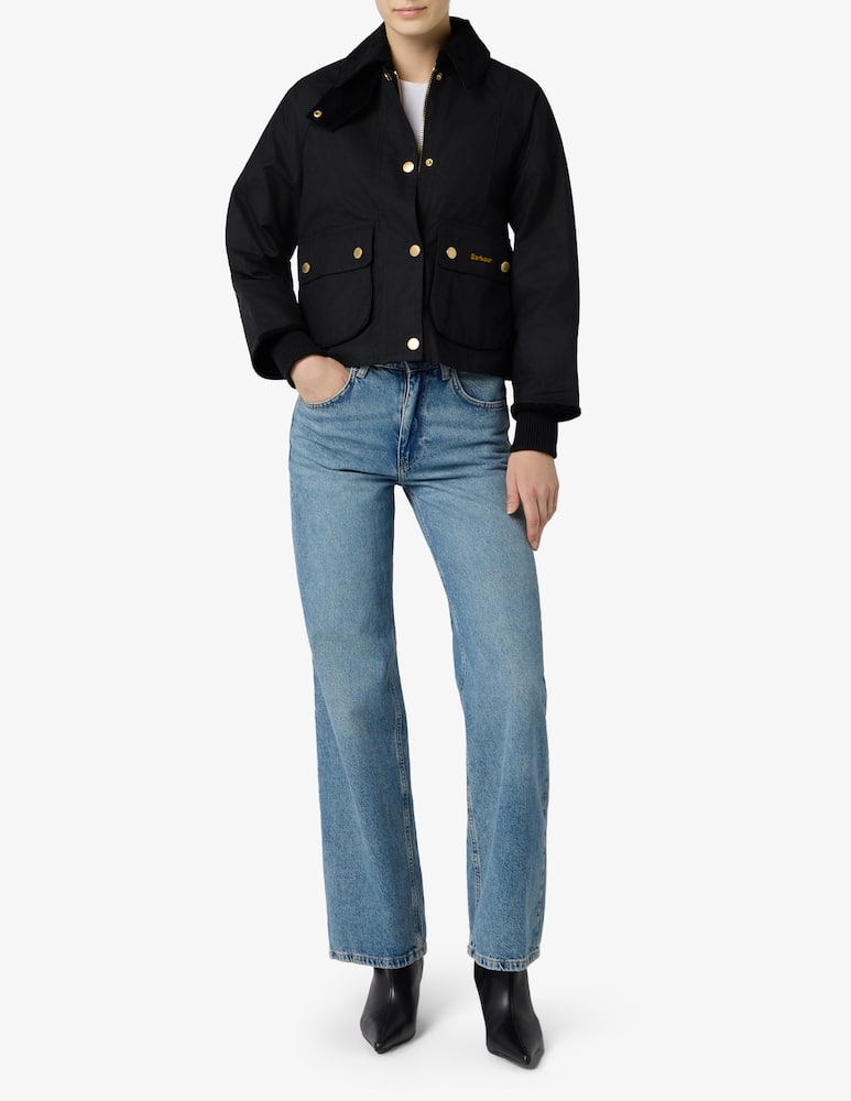 rinascente Barbour Giacca cropped cerata Beadnell