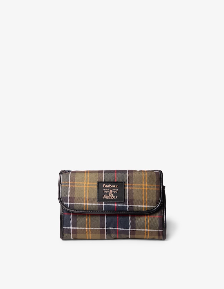 Barbour Beauty case tartan hanging - immagine 1 Barbour Beauty case tartan hanging - immagine 1