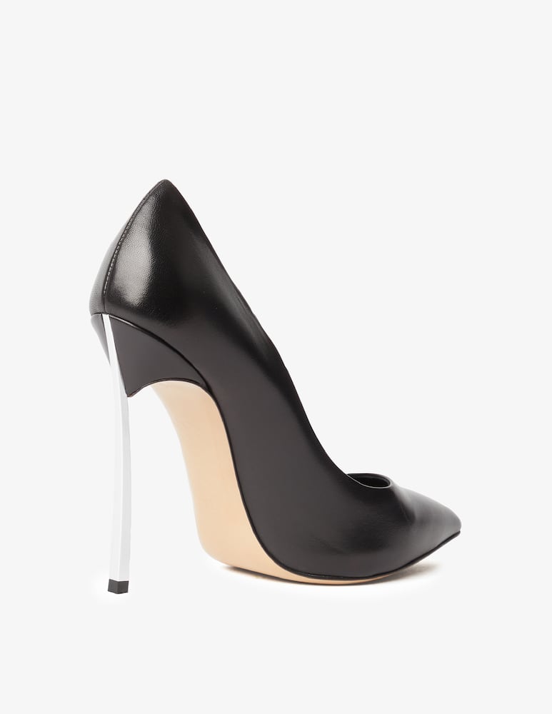 rinascente Casadei Decollete in pelle tacco metallo Blade