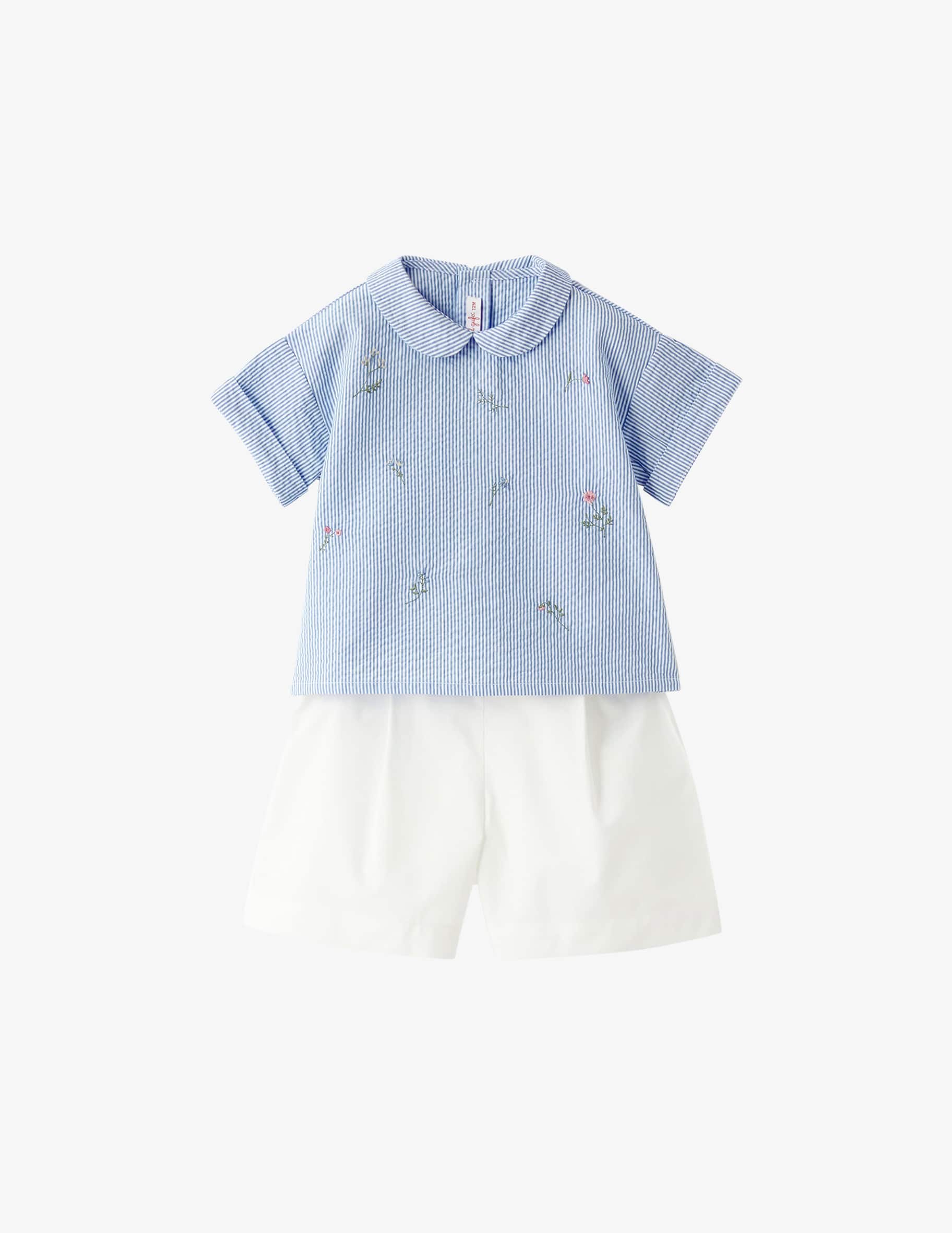 Il Gufo T-shirt a polo con logo ricamato P18C066M1054 main image 1