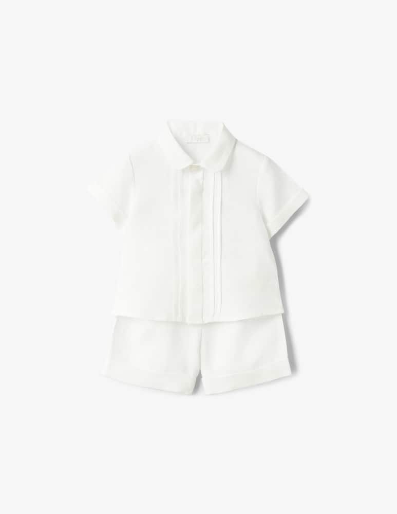 Il Gufo Linen shirt and shorts set - picture 2