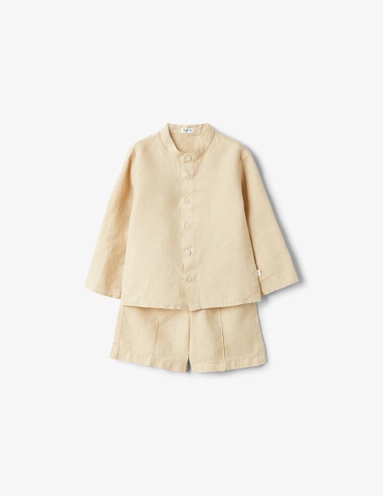 rinascente Il Gufo Linen shirt and shorts