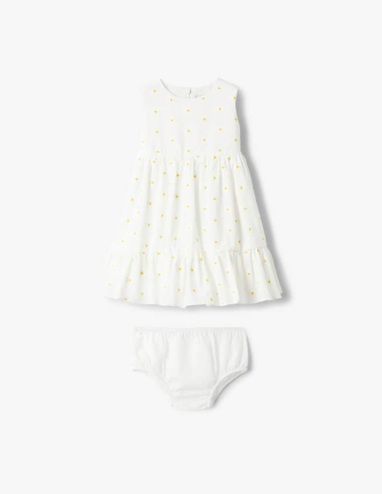 Il Gufo Set vestito e culotte in cotone - immagine 1 Il Gufo Set vestito e culotte in cotone - immagine 1