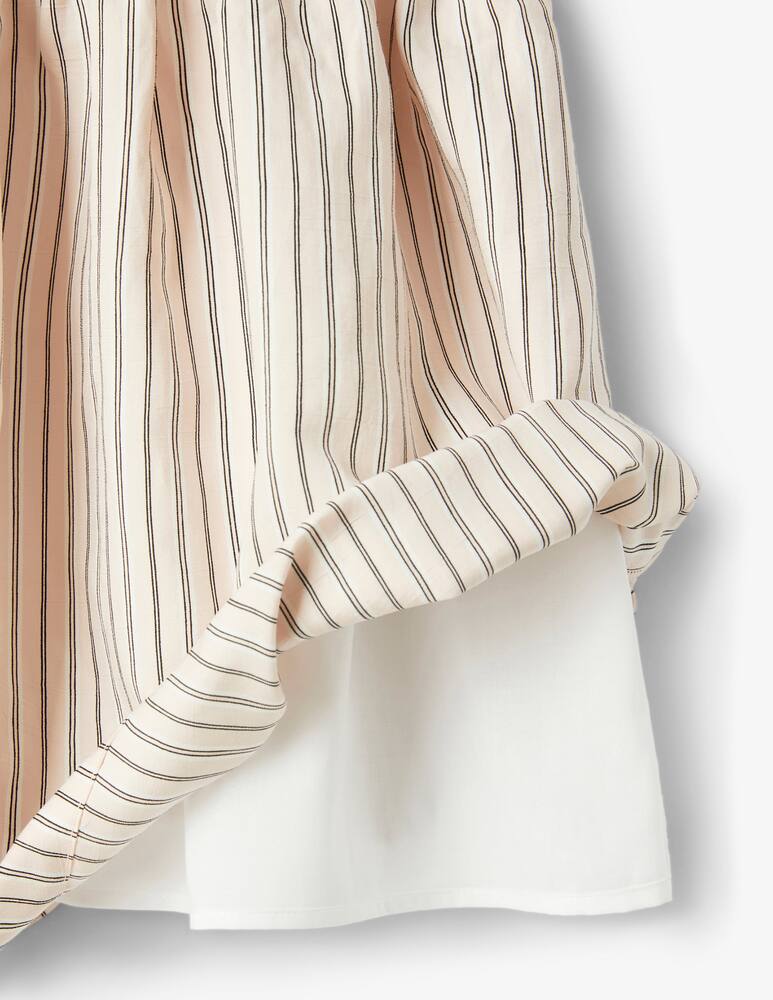 rinascente Il Gufo Striped sleeveless dress