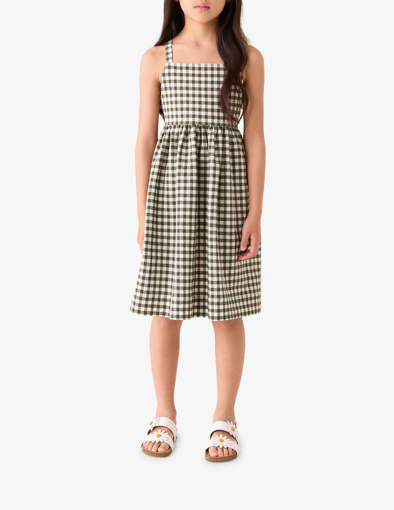 rinascente Il Gufo Gingham sleeveless dress