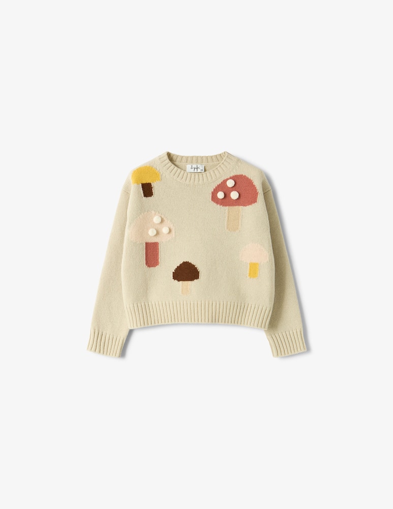 Il Gufo Mushroom pattern jumper - picture 1 Il Gufo Mushroom pattern jumper - picture 1