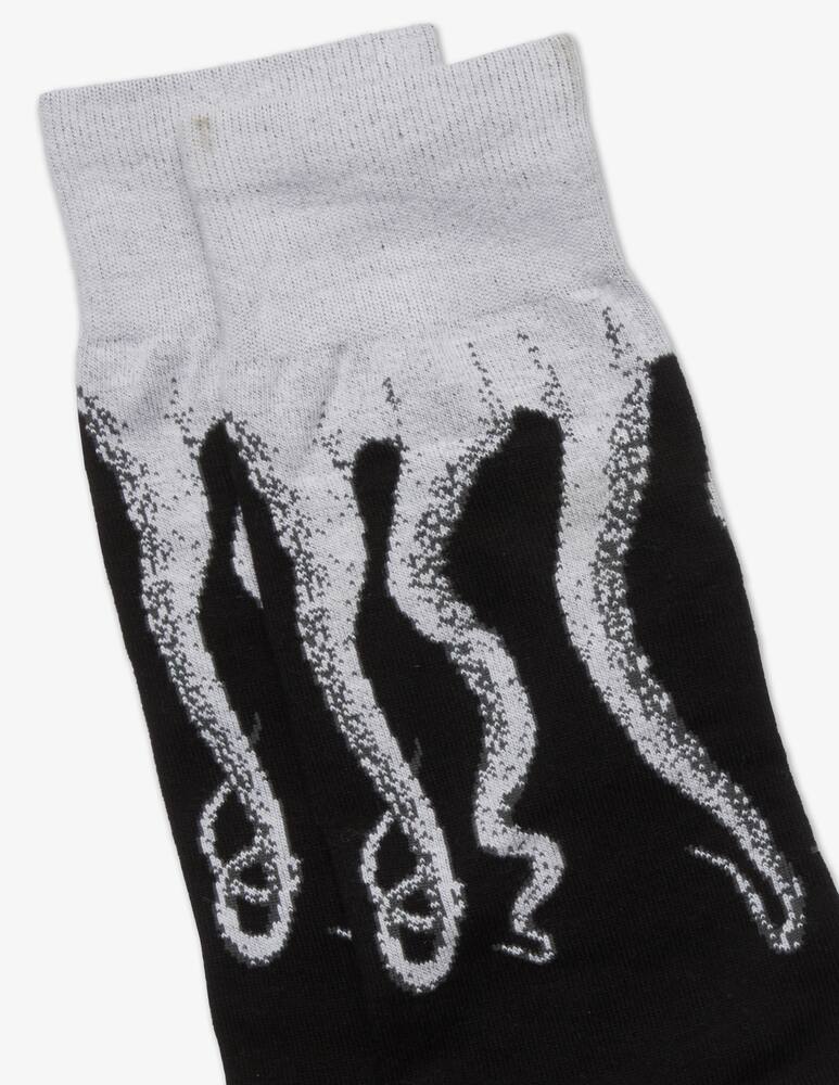 rinascente Octopus Printed sock - black