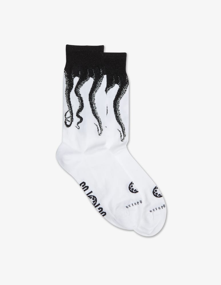 Octopus Tentacles socks - White - picture 1 Octopus Tentacles socks - White - picture 1