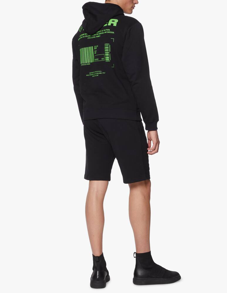 rinascente Iuter Barcode back hoodie