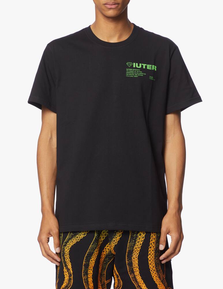 rinascente Iuter T-shirt stampa barcode sulla schiena