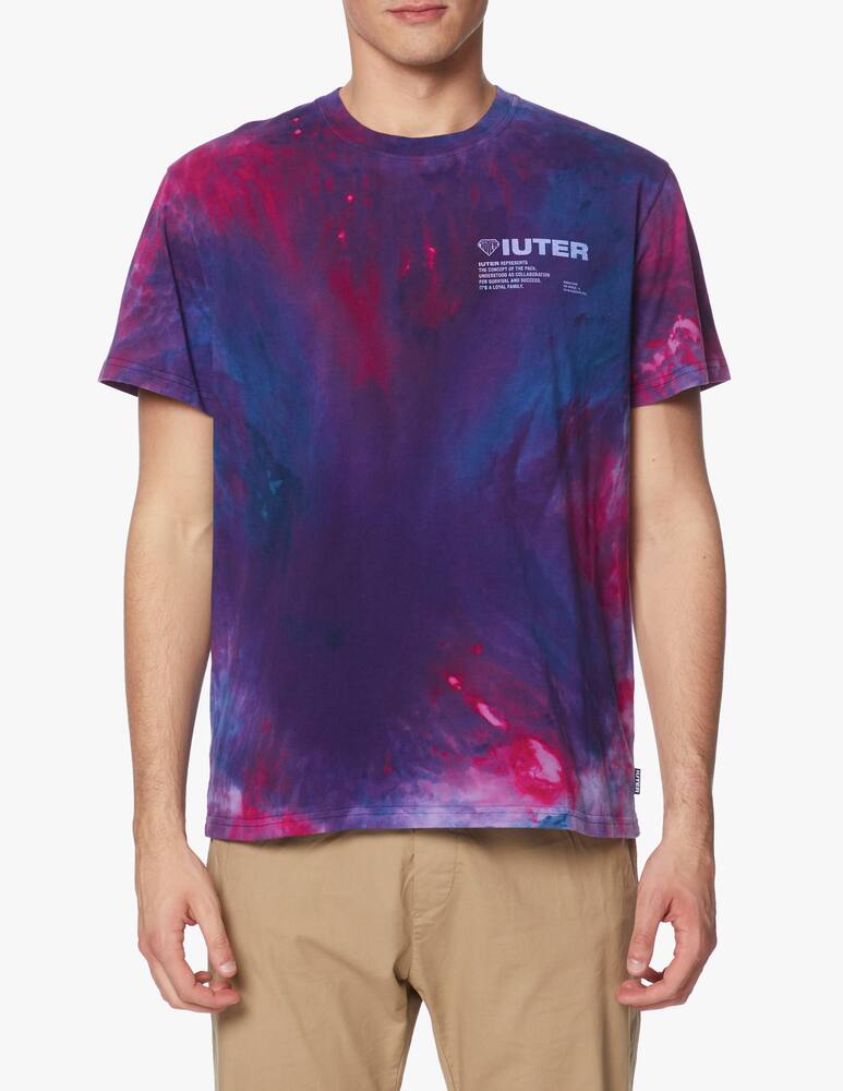 rinascente Iuter T-shirt disaster tie dye