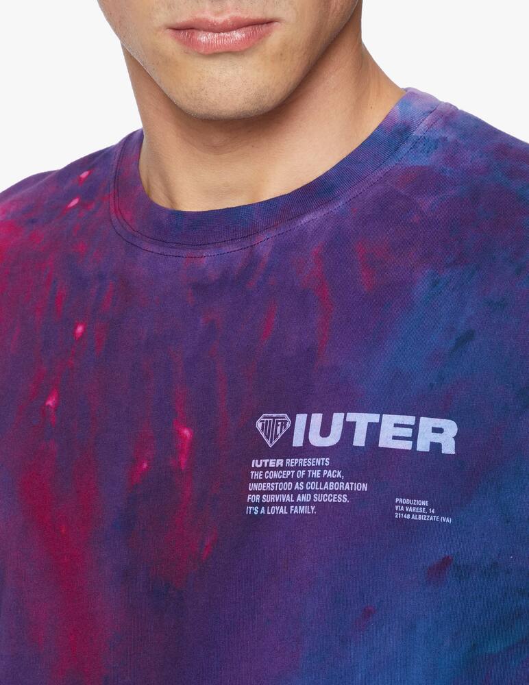 rinascente Iuter T-shirt disaster tie dye