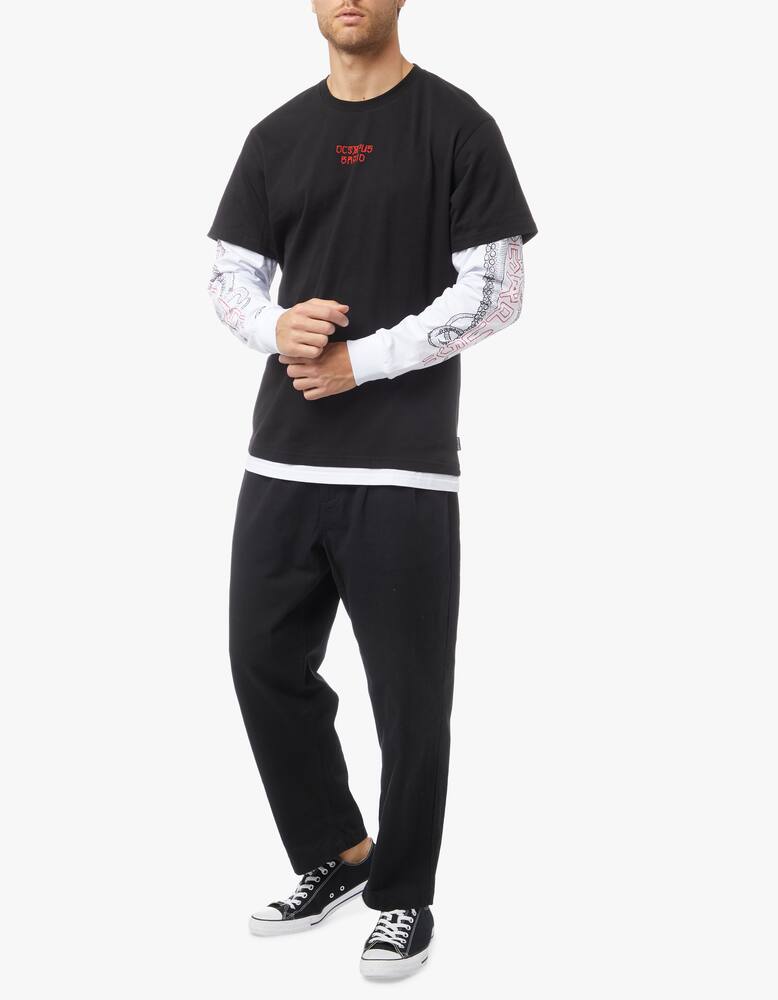 rinascente Octopus Roundneck long sleeves t-shirt bandana print 