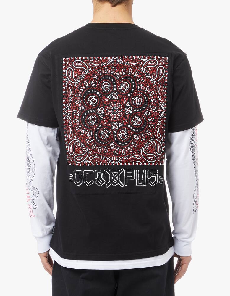 rinascente Octopus Roundneck long sleeves t-shirt bandana print 