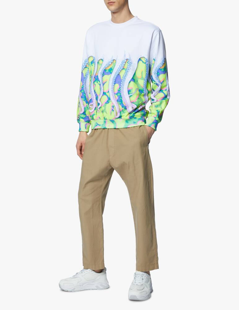 rinascente Octopus Felpa girocollo con stampa drank