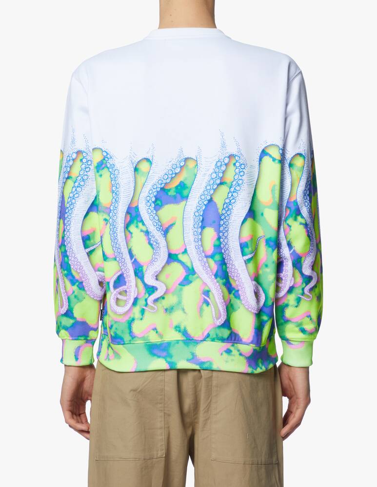 rinascente Octopus Felpa girocollo con stampa drank