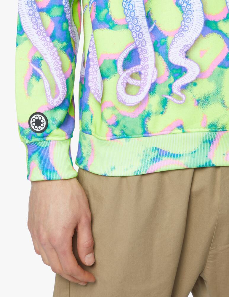 rinascente Octopus Felpa girocollo con stampa drank