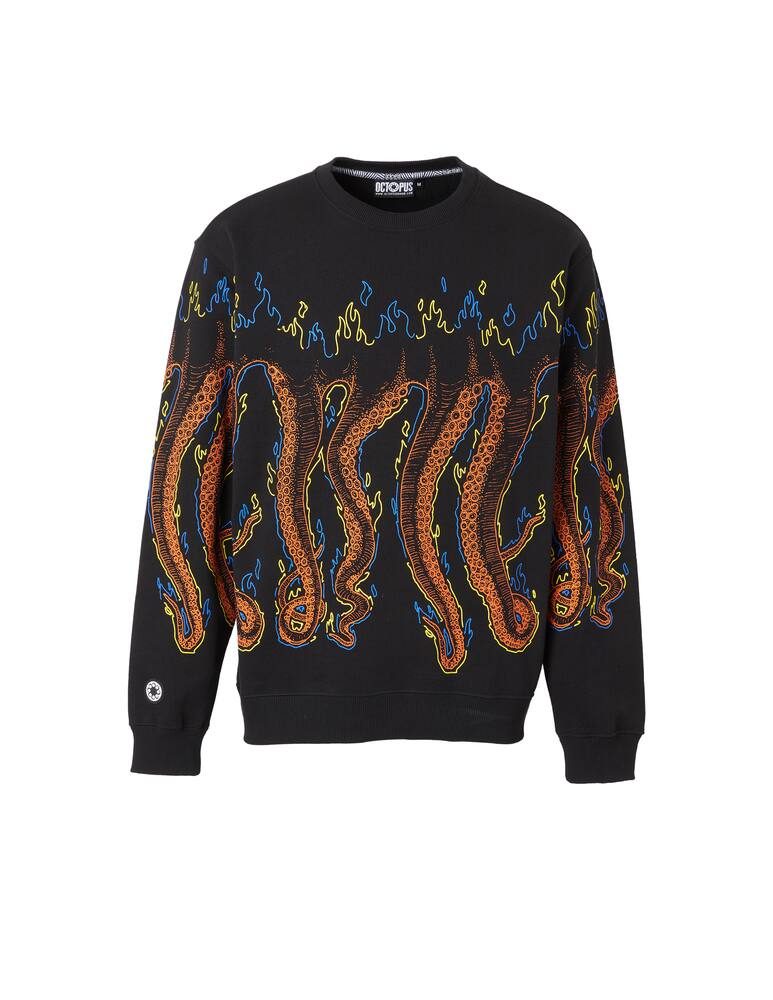 rinascente Octopus Felpa girocollo con logo more fire
