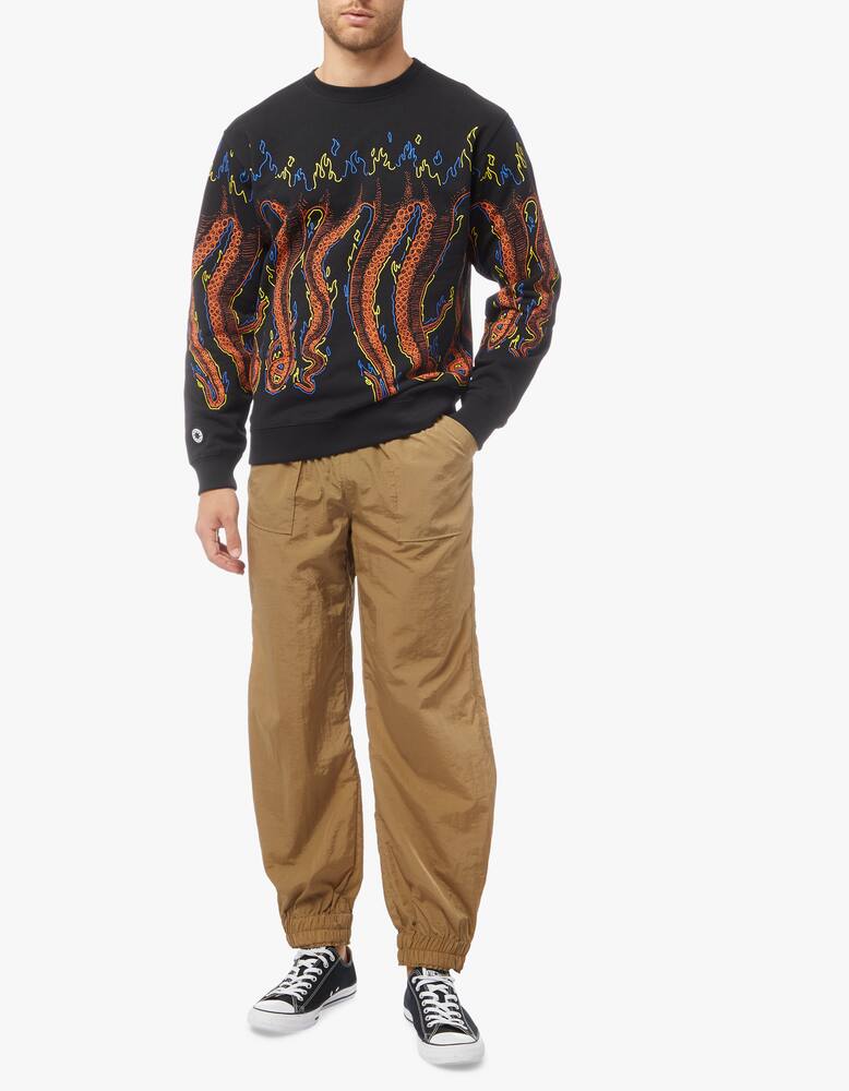 rinascente Octopus Felpa girocollo con logo more fire