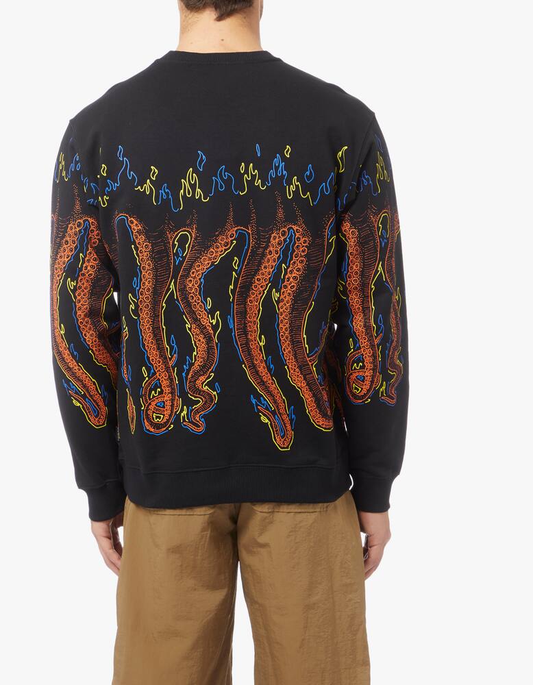 rinascente Octopus Felpa girocollo con logo more fire