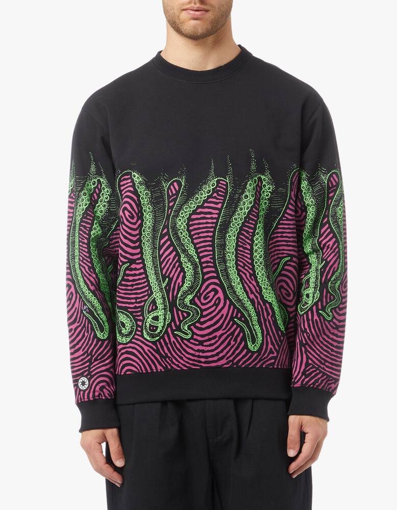 rinascente Octopus Roundneck fingerz octopus sweatshirt