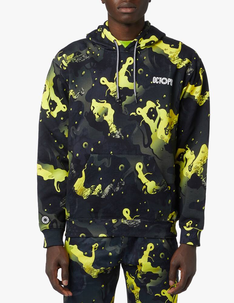 rinascente Octopus Felpa con cappuccio camo