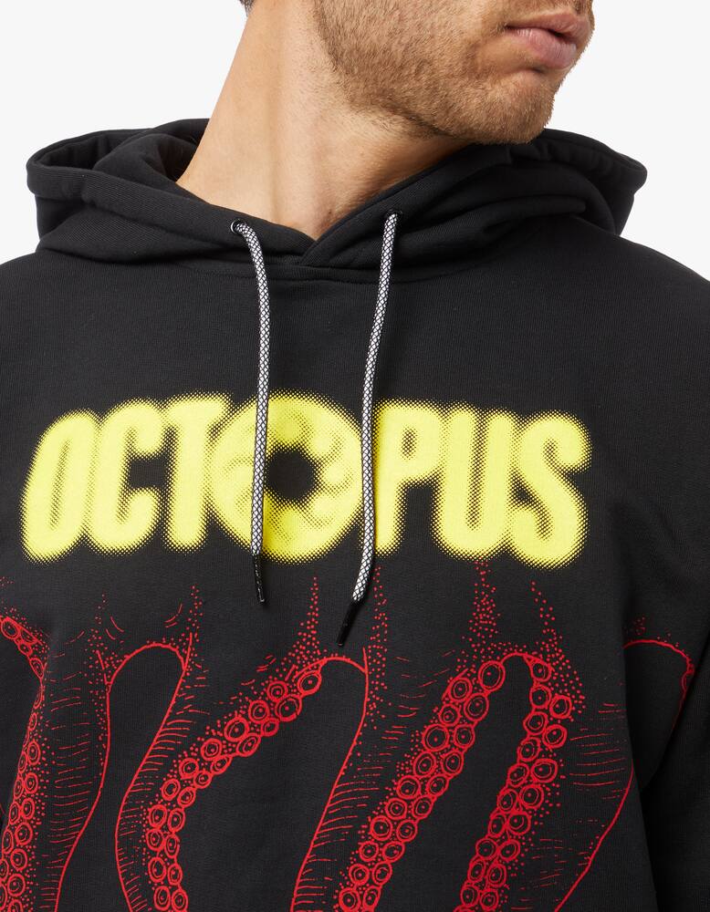 rinascente Octopus Bluerred logo hoodie