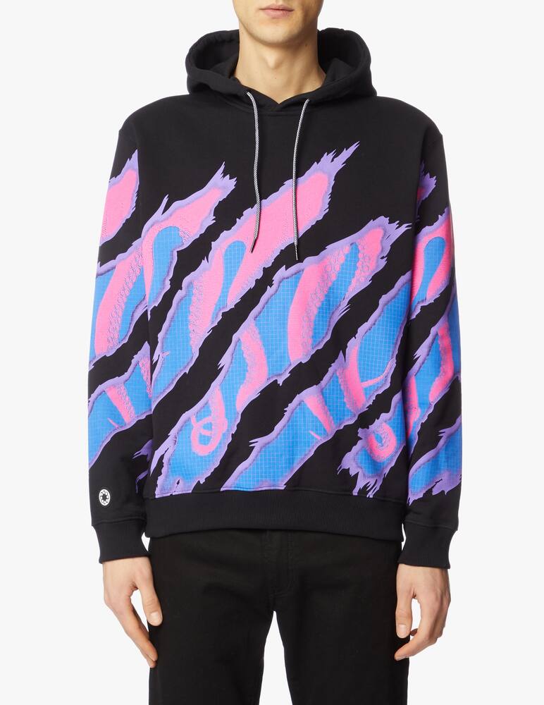 rinascente Octopus Felpa con cappuccio stampa ripper