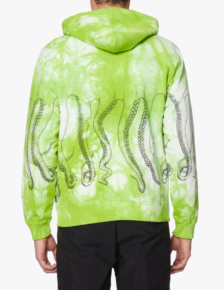 rinascente Octopus Felpa con cappuccio tie dye