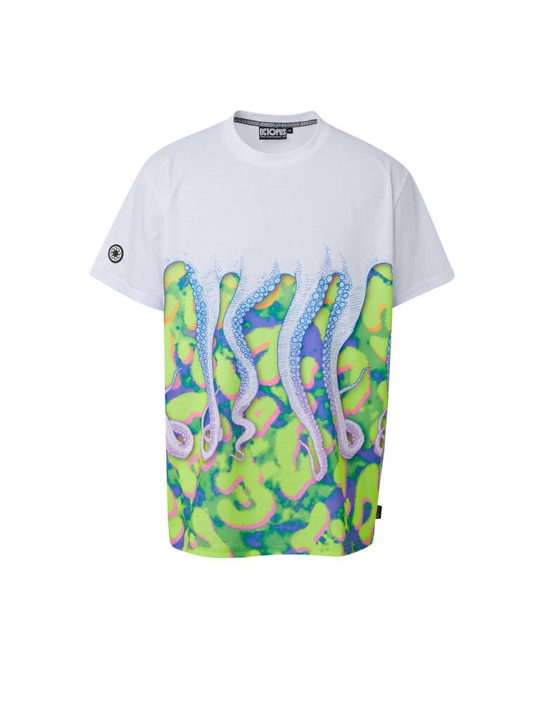 rinascente Octopus T-shirt girocollo con stampa drank